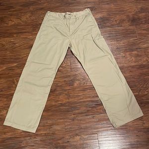 Tan khakis size 33, never worn